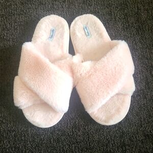 Pink Fuzzy Slippers